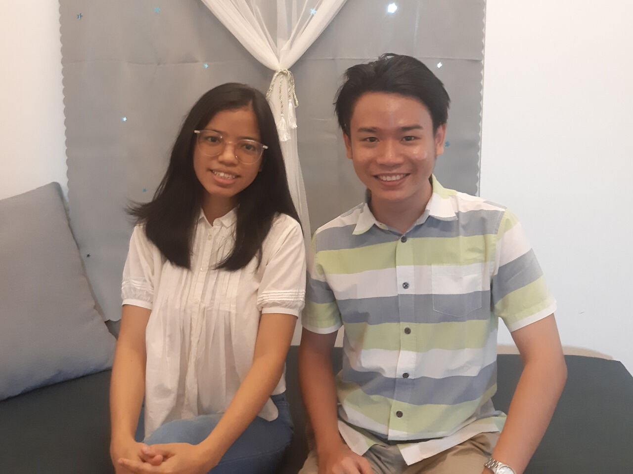 Members of the Thate Pan Institute from Myanmar (Burma) pose for a photograph.&nbsp;
