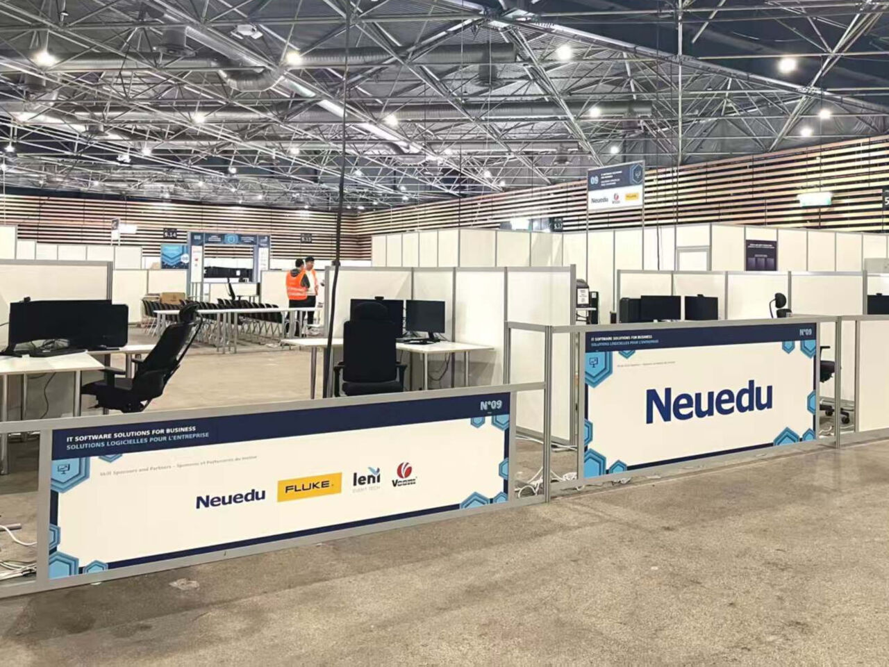 The&nbsp;IT Software Solutions for Business stand at WorldSkills Lyon 2024.
