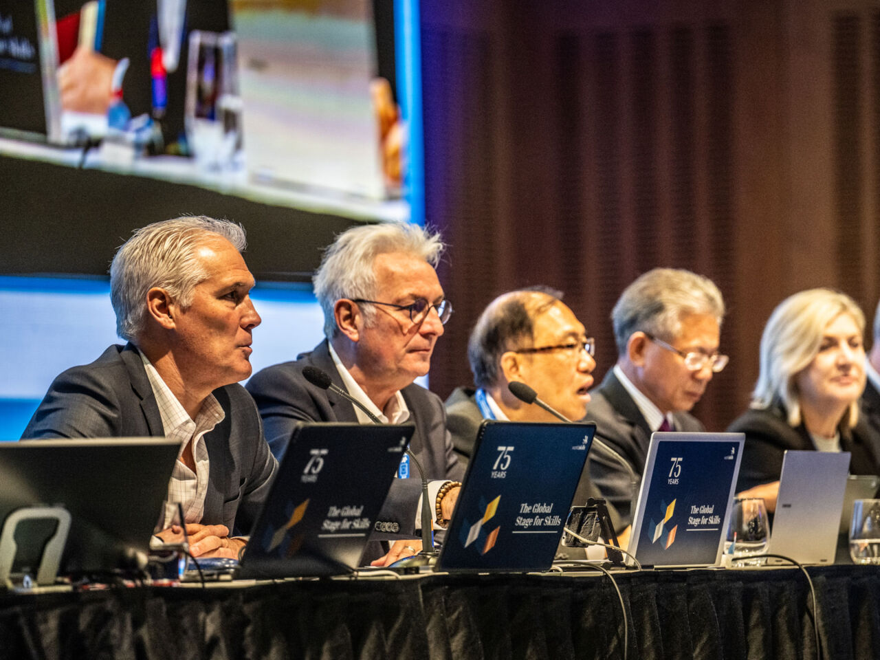 Board members at&nbsp;WorldSkills General Assembly 2025.
