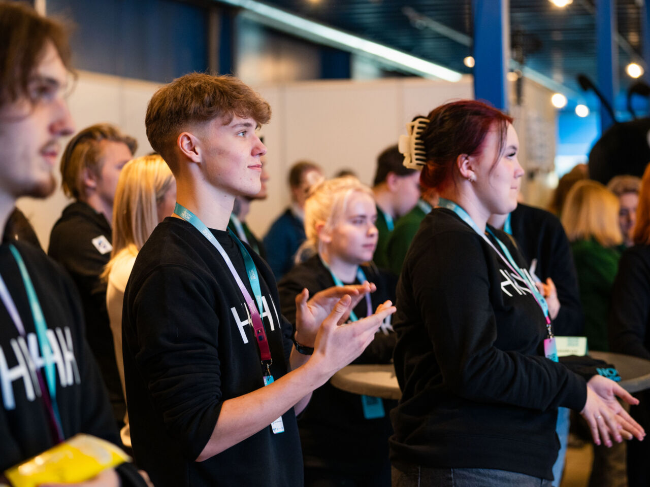 Members of the audience applauding at the Estonian Exhibition Centre in Tallinn during the Young Master Skills Festival in May 2024.

&nbsp;
