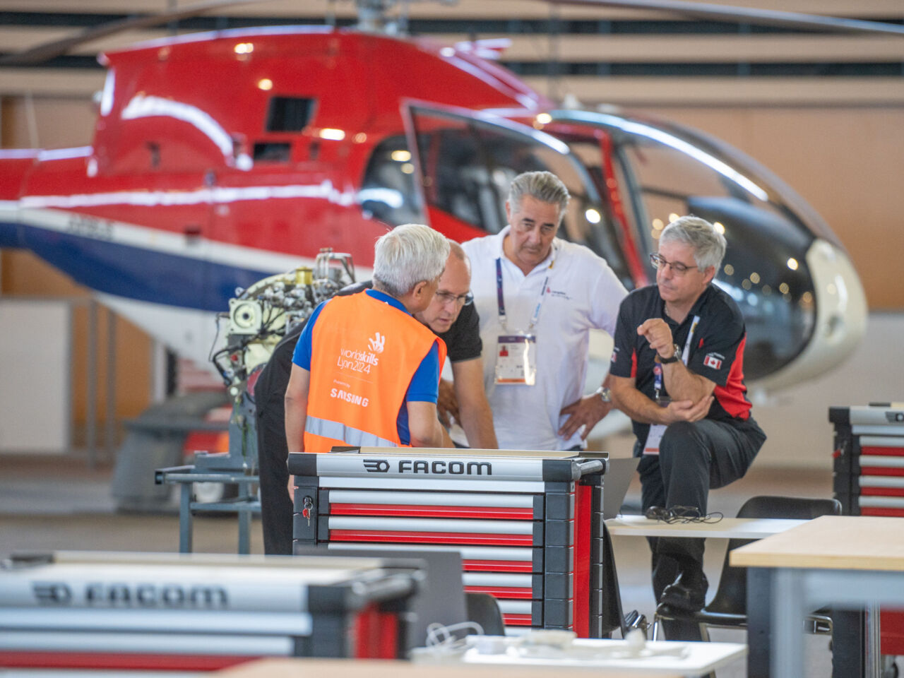 Behind the scenes in the workshops at WorldSkills Lyon 2024