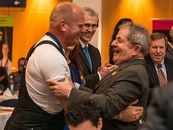 Mike Holmes and President Lula